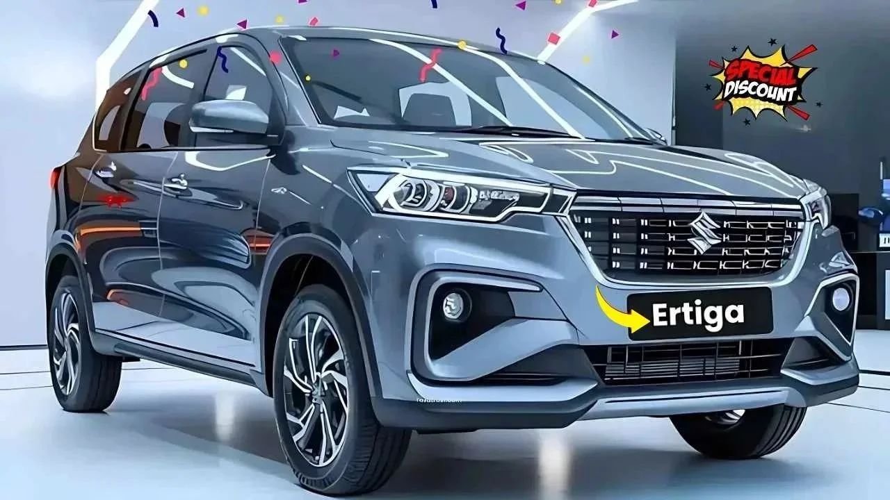 Maruti Suzuki Ertiga Revealed with Smart Hybrid Tech and Claimed 32 km/l Efficiency